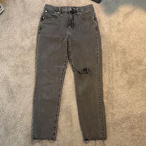 Madewell Gray Straight Leg Women Jeans